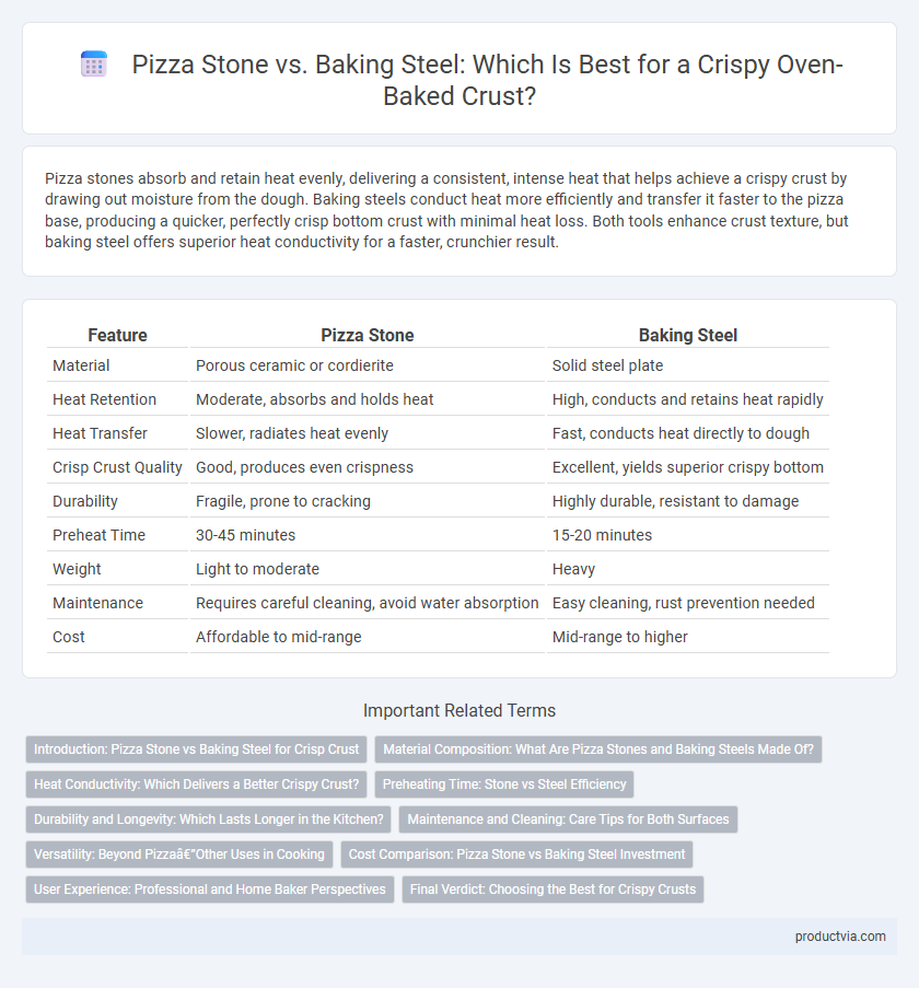 Pizza Stone vs. Baking Steel: Which Is Best for a Crispy Oven-Baked Crust?