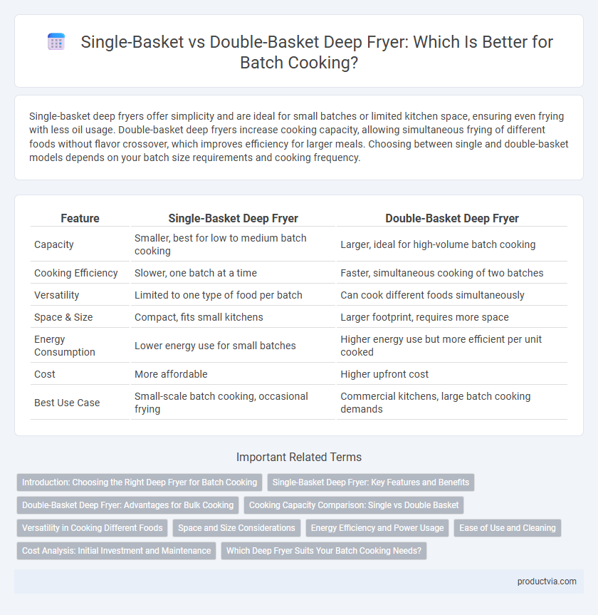 Single-Basket vs Double-Basket Deep Fryer: Which Is Better for Batch Cooking?