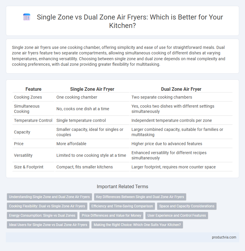 Single Zone vs Dual Zone Air Fryers: Which is Better for Your Kitchen?