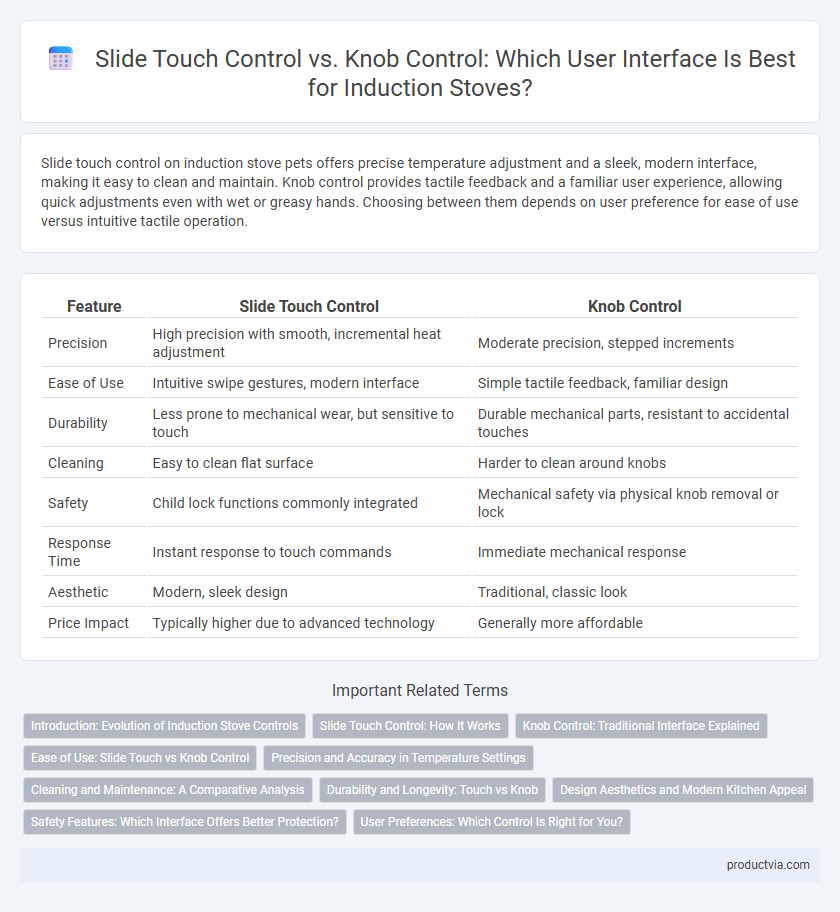 Slide Touch Control vs. Knob Control: Which User Interface Is Best for Induction Stoves?