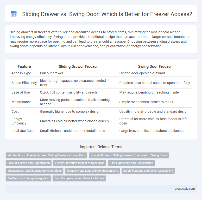 Sliding Drawer vs. Swing Door: Which Is Better for Freezer Access?