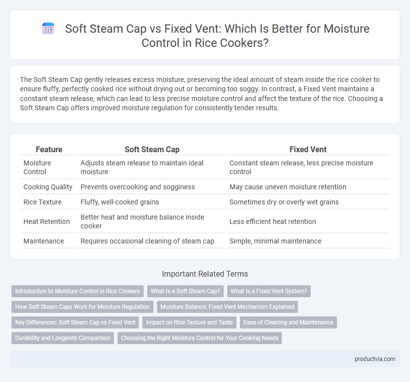 Soft Steam Cap vs Fixed Vent: Which Is Better for Moisture Control in Rice Cookers?