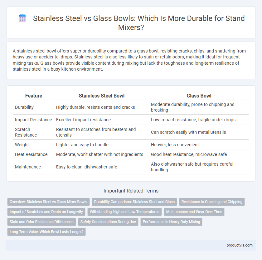 Stainless Steel vs Glass Bowls: Which Is More Durable for Stand Mixers?