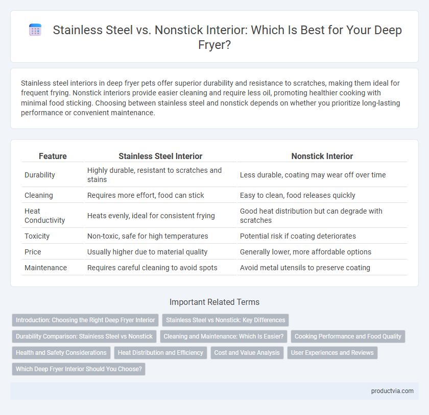 Stainless Steel vs. Nonstick Interior: Which Is Best for Your Deep Fryer?