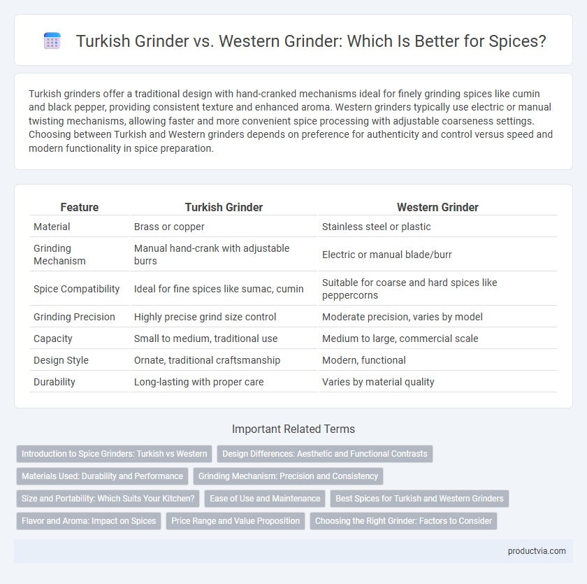 Turkish Grinder vs. Western Grinder: Which Is Better for Spices?