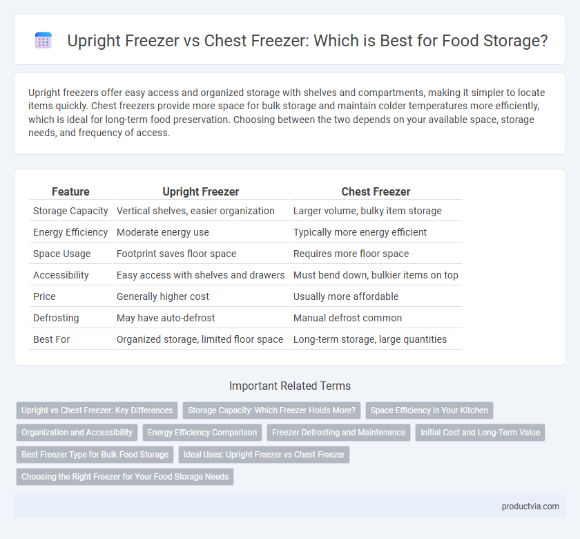 Upright Freezer vs Chest Freezer: Which is Best for Food Storage?