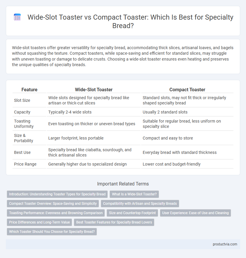 Wide-Slot Toaster vs Compact Toaster: Which Is Best for Specialty Bread?