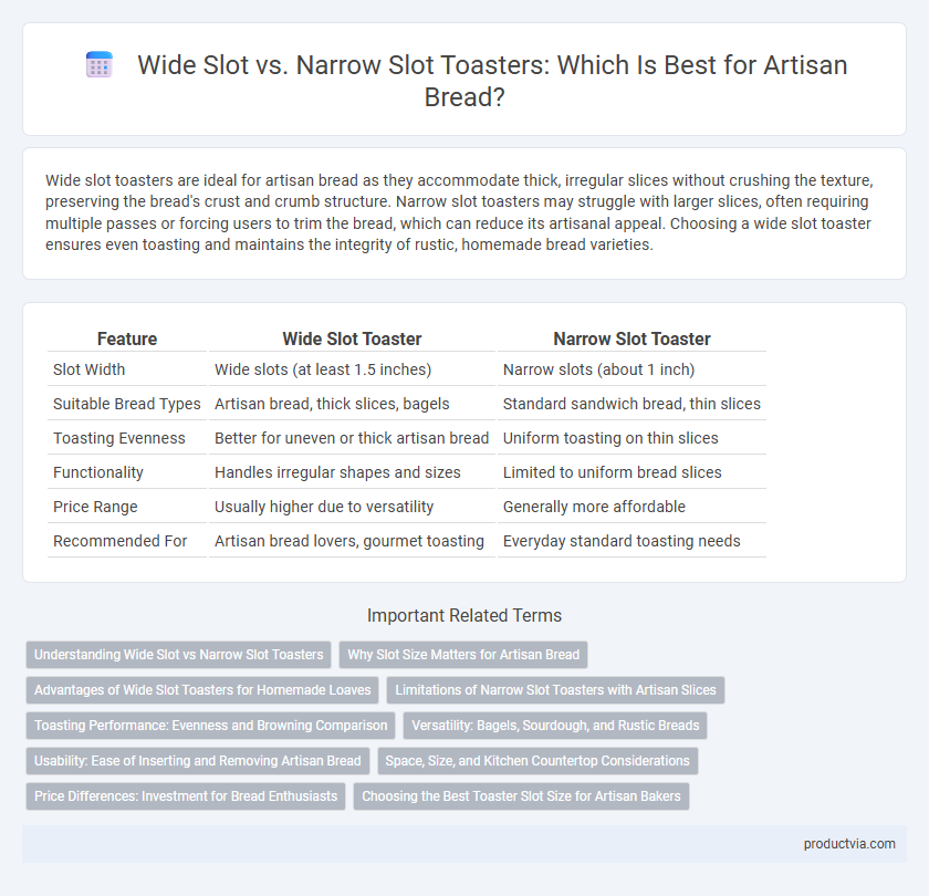 Wide Slot vs. Narrow Slot Toasters: Which Is Best for Artisan Bread?