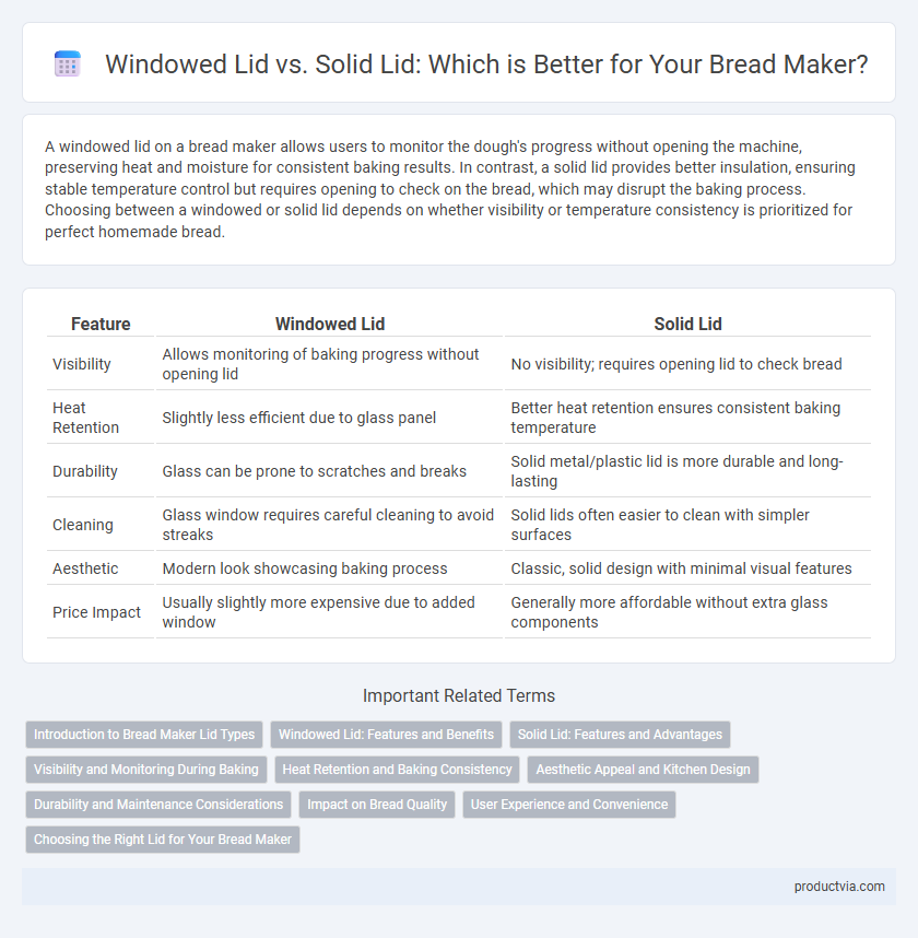 Windowed Lid vs. Solid Lid: Which is Better for Your Bread Maker?