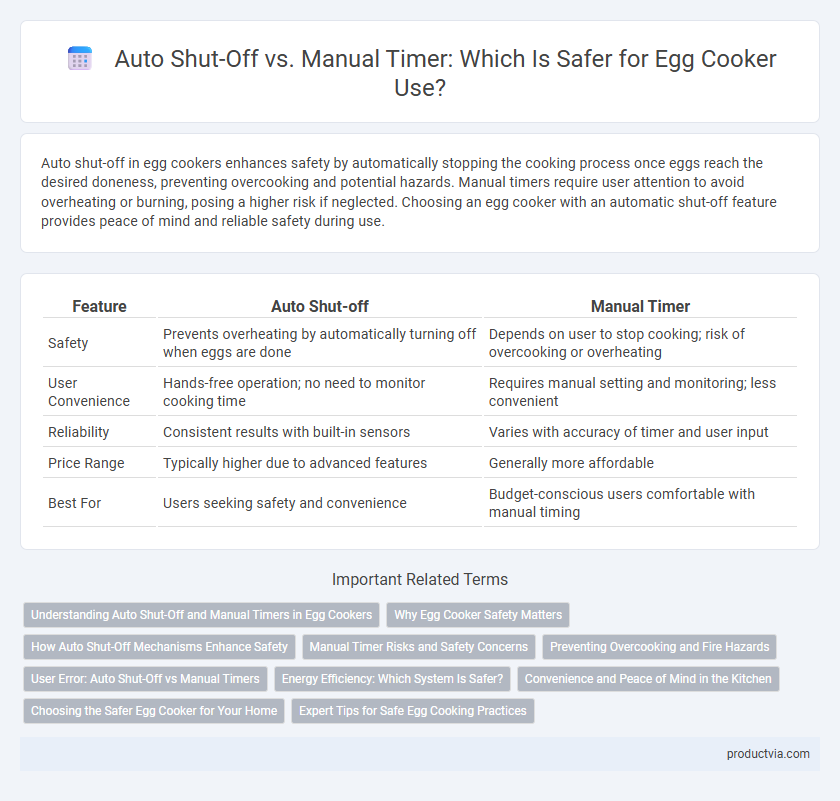 Auto Shut-Off vs. Manual Timer: Which Is Safer for Egg Cooker Use?