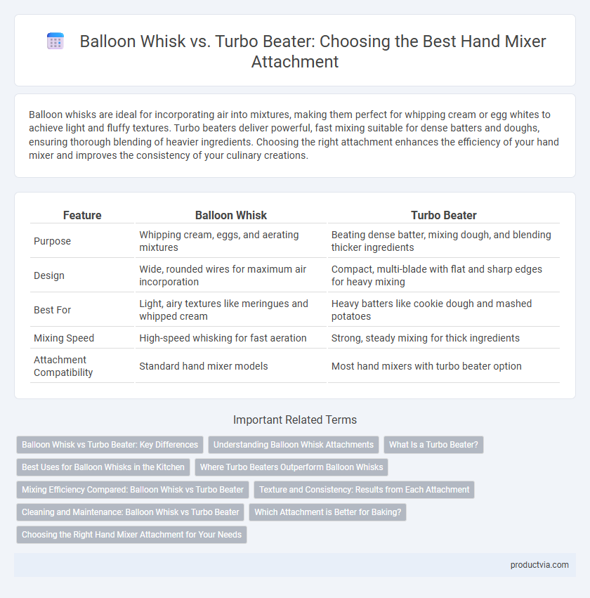 Balloon Whisk vs. Turbo Beater: Choosing the Best Hand Mixer Attachment