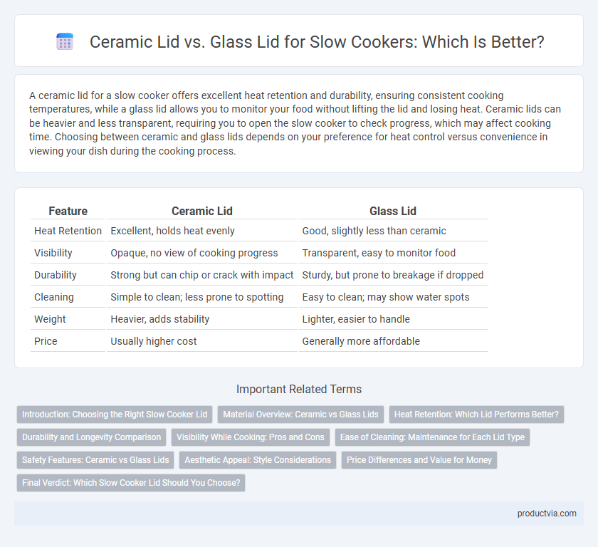 Ceramic Lid vs. Glass Lid for Slow Cookers: Which Is Better?