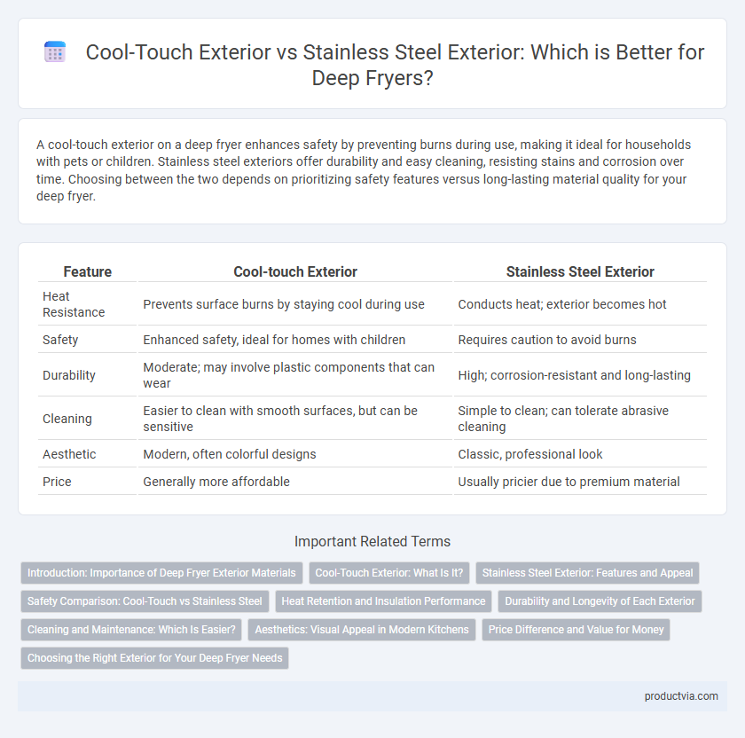 Cool-Touch Exterior vs Stainless Steel Exterior: Which is Better for Deep Fryers?