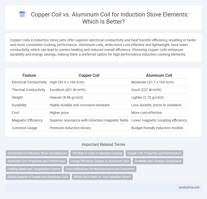 Copper Coil vs. Aluminum Coil for Induction Stove Elements: Which Is Better?