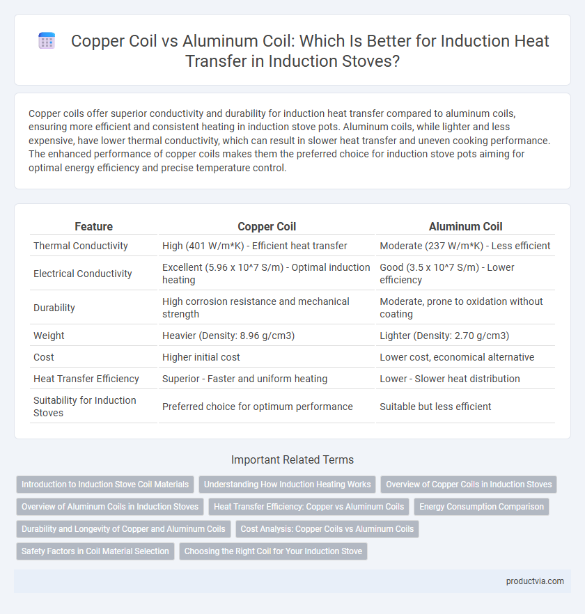 Copper Coil vs Aluminum Coil: Which Is Better for Induction Heat Transfer in Induction Stoves?