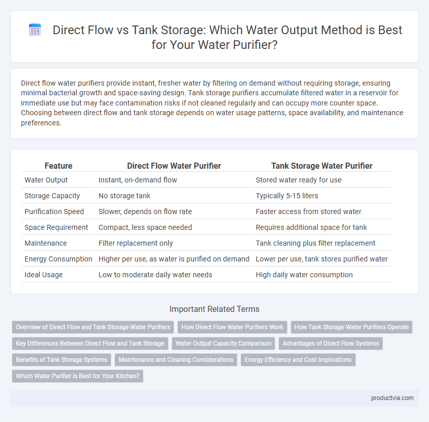 Direct Flow vs Tank Storage: Which Water Output Method is Best for Your Water Purifier?