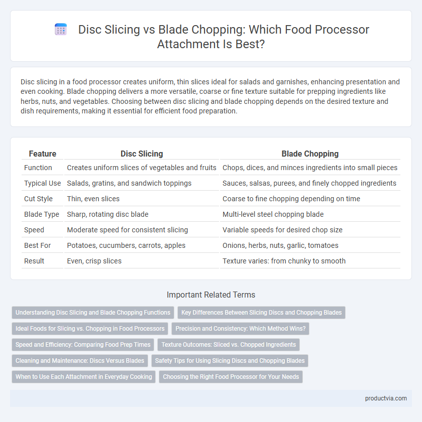 Disc Slicing vs Blade Chopping: Which Food Processor Attachment Is Best?
