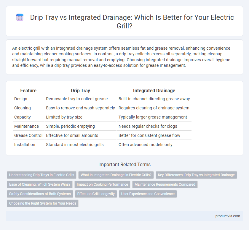 Drip Tray vs Integrated Drainage: Which Is Better for Your Electric Grill?