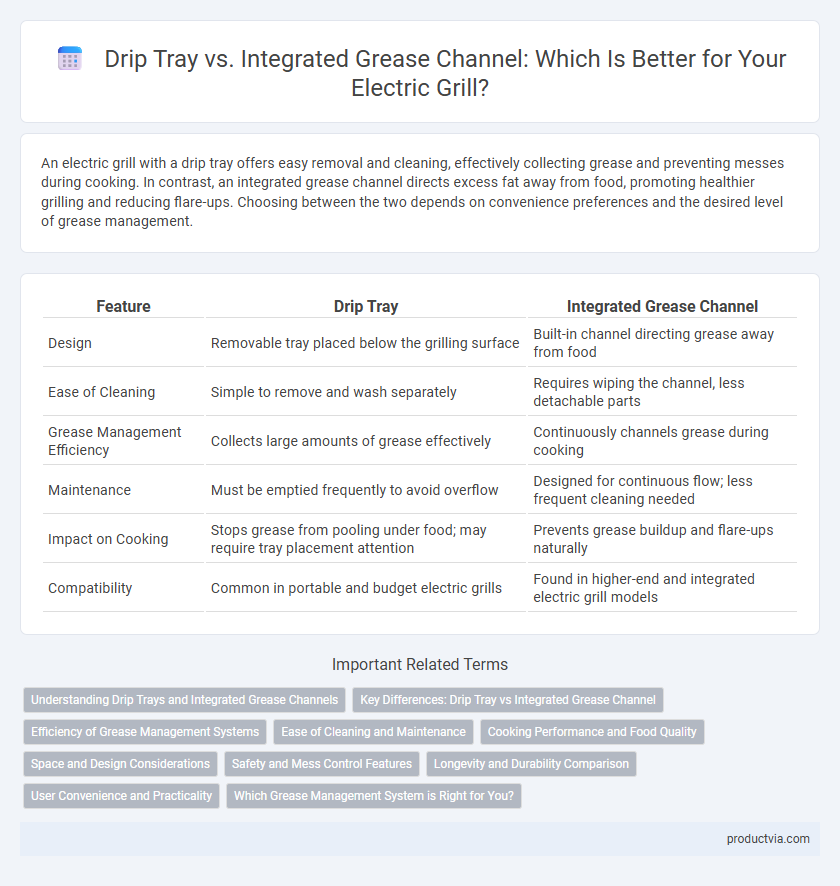 Drip Tray vs. Integrated Grease Channel: Which Is Better for Your Electric Grill?