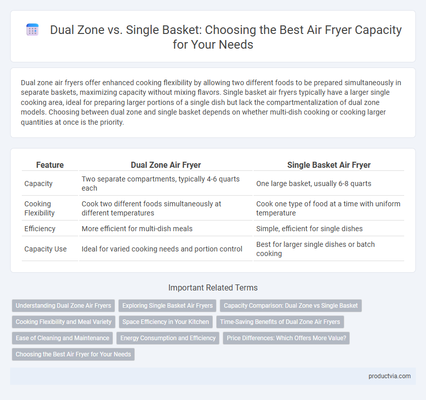 Dual Zone vs. Single Basket: Choosing the Best Air Fryer Capacity for Your Needs