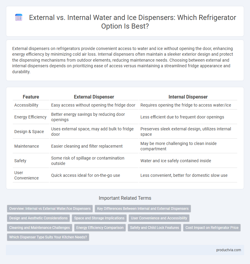 External vs. Internal Water and Ice Dispensers: Which Refrigerator Option Is Best?