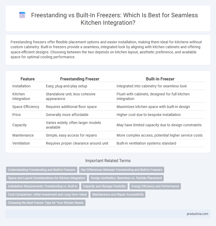 Freestanding vs Built-In Freezers: Which Is Best for Seamless Kitchen Integration?