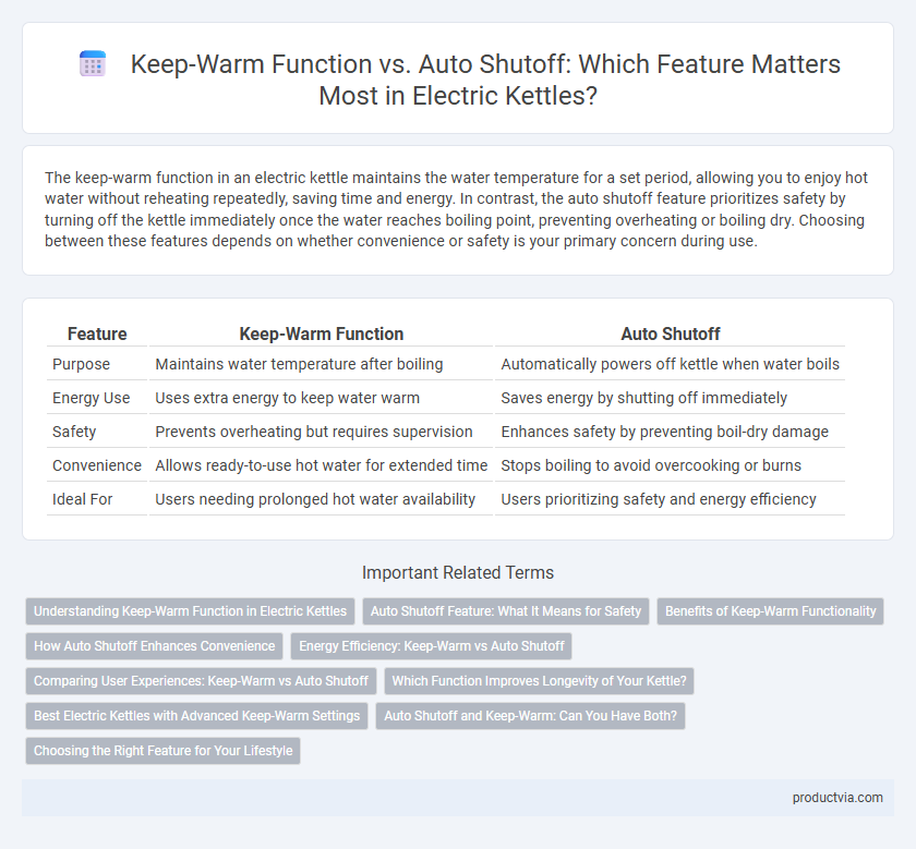 Keep-Warm Function vs. Auto Shutoff: Which Feature Matters Most in Electric Kettles?