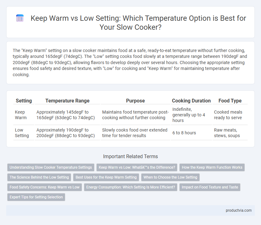 Keep Warm vs Low Setting: Which Temperature Option is Best for Your Slow Cooker?