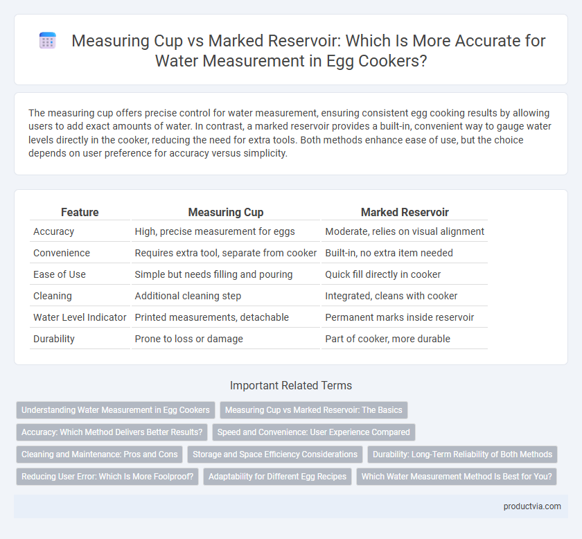 Measuring Cup vs Marked Reservoir: Which Is More Accurate for Water Measurement in Egg Cookers?