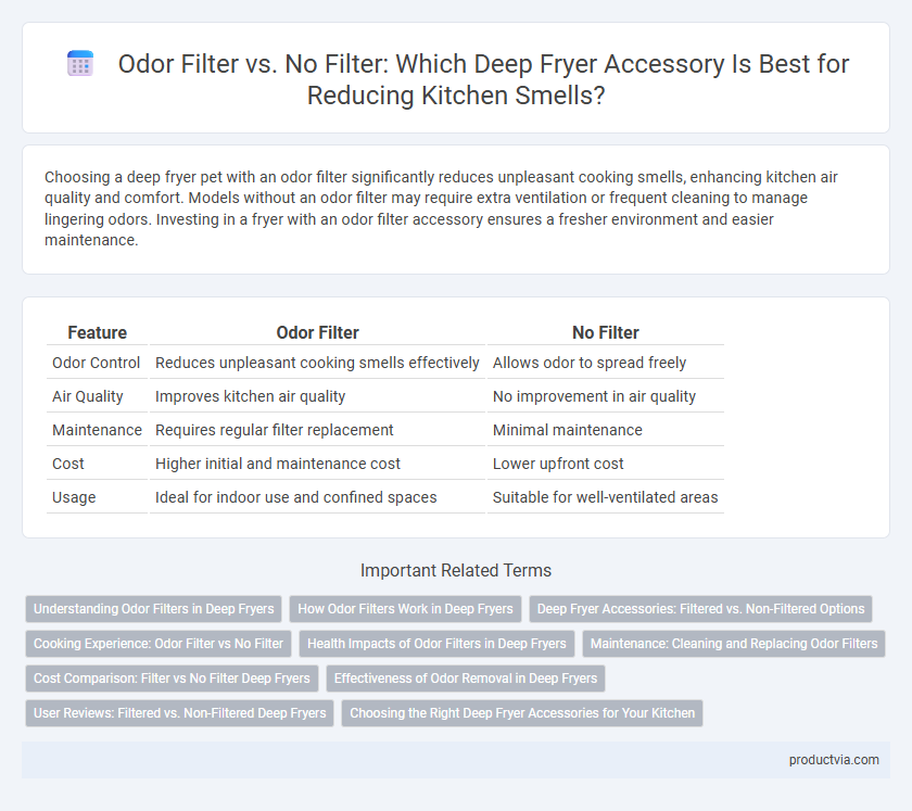 Odor Filter vs. No Filter: Which Deep Fryer Accessory Is Best for Reducing Kitchen Smells?