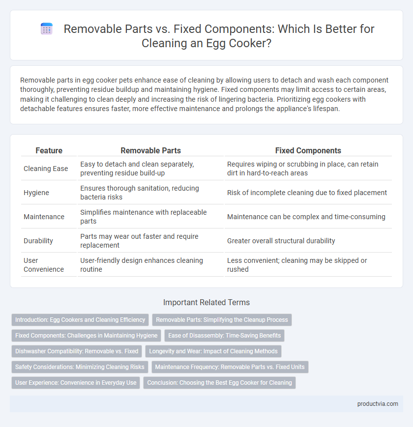 Removable Parts vs. Fixed Components: Which Is Better for Cleaning an Egg Cooker?