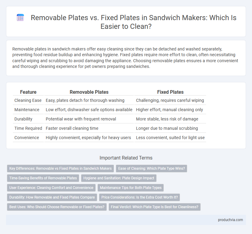 Removable Plates vs. Fixed Plates in Sandwich Makers: Which Is Easier to Clean?