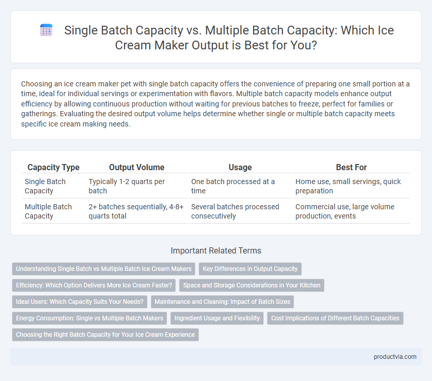 Single Batch Capacity vs. Multiple Batch Capacity: Which Ice Cream Maker Output is Best for You?