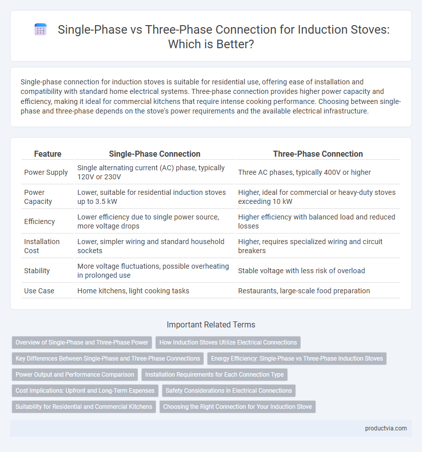 Single-Phase vs Three-Phase Connection for Induction Stoves: Which is Better?