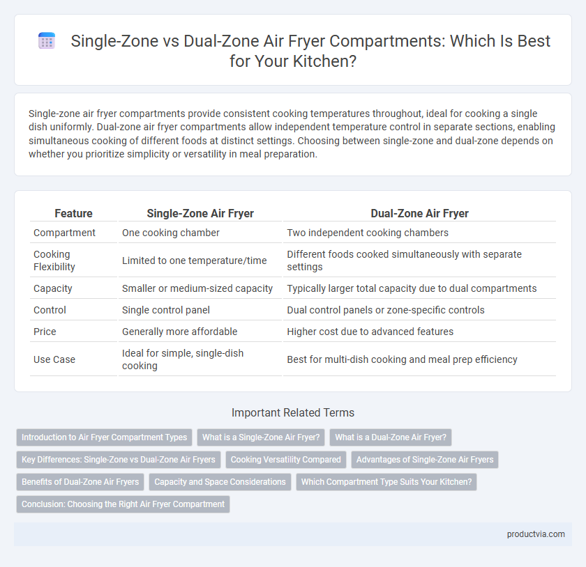 Single-Zone vs Dual-Zone Air Fryer Compartments: Which Is Best for Your Kitchen?