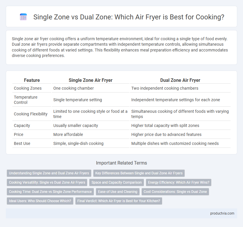 Single Zone vs Dual Zone: Which Air Fryer is Best for Cooking?