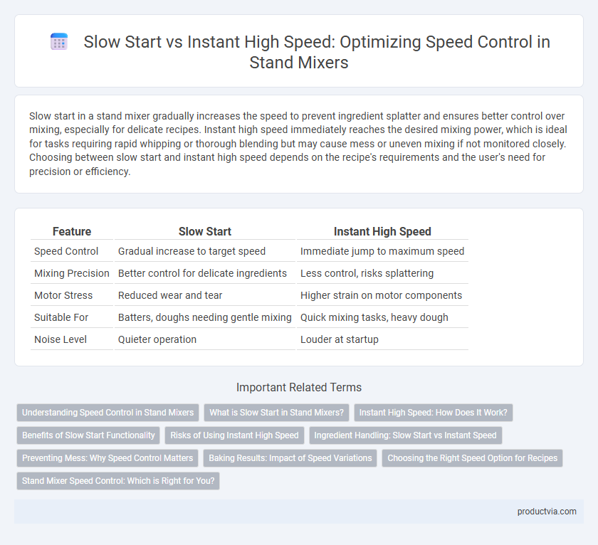 Slow Start vs Instant High Speed: Optimizing Speed Control in Stand Mixers