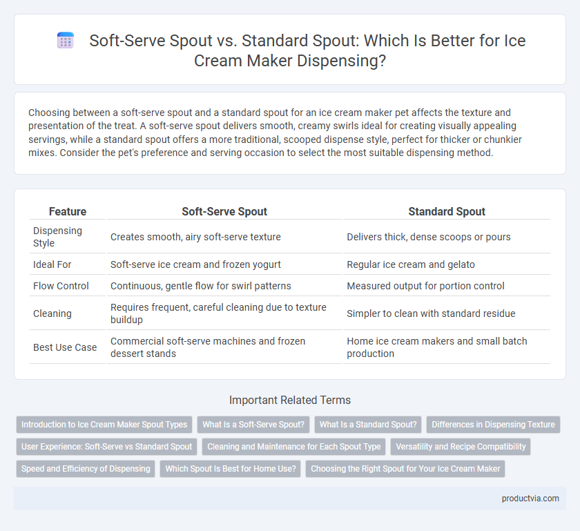 Soft-Serve Spout vs. Standard Spout: Which Is Better for Ice Cream Maker Dispensing?
