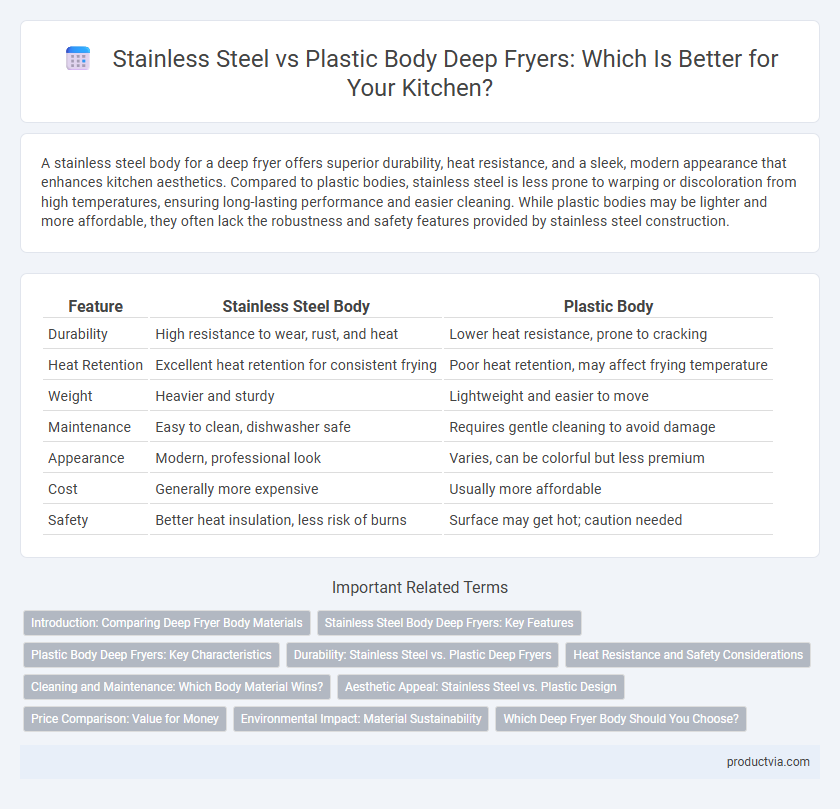 Stainless Steel vs Plastic Body Deep Fryers: Which Is Better for Your Kitchen?