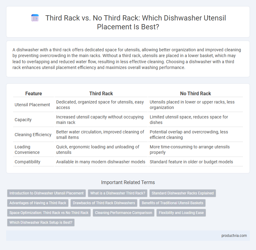 Third Rack vs. No Third Rack: Which Dishwasher Utensil Placement Is Best?