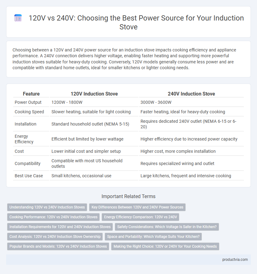 120V vs 240V: Choosing the Best Power Source for Your Induction Stove