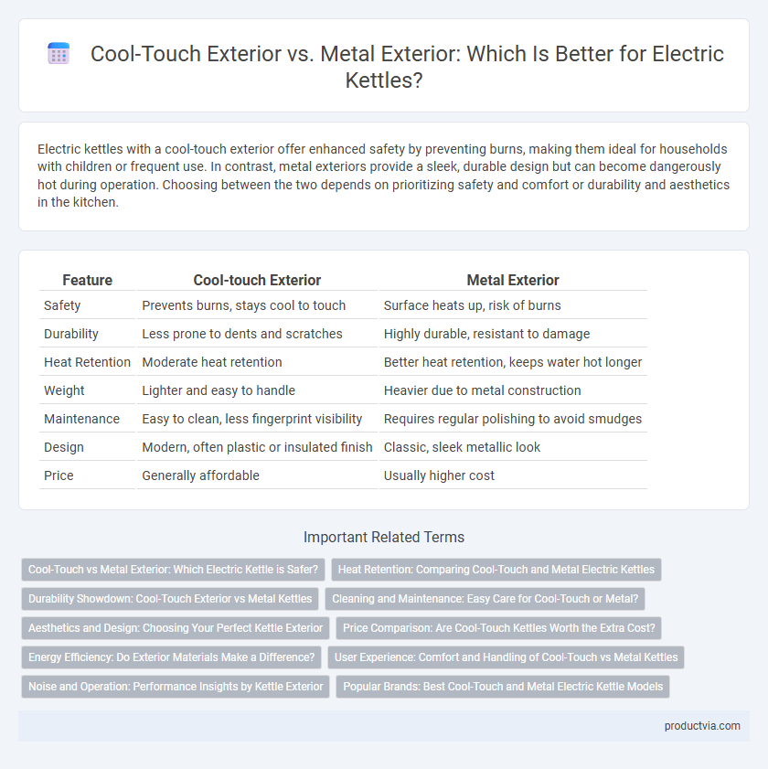 Cool-Touch Exterior vs. Metal Exterior: Which Is Better for Electric Kettles?