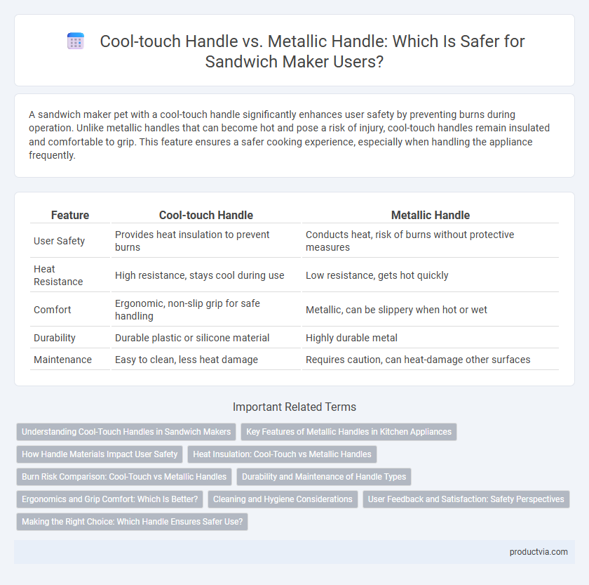 Cool-touch Handle vs. Metallic Handle: Which Is Safer for Sandwich Maker Users?