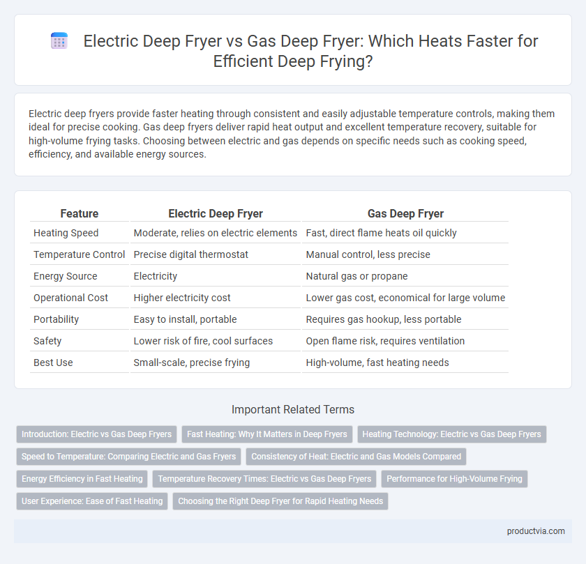Electric Deep Fryer vs Gas Deep Fryer: Which Heats Faster for Efficient Deep Frying?