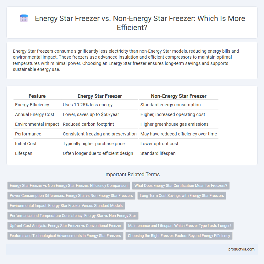 Energy Star Freezer vs. Non-Energy Star Freezer: Which Is More Efficient?