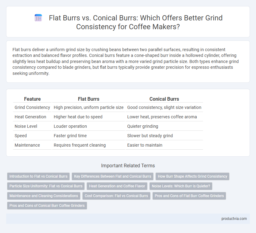 Flat Burrs vs. Conical Burrs: Which Offers Better Grind Consistency for Coffee Makers?