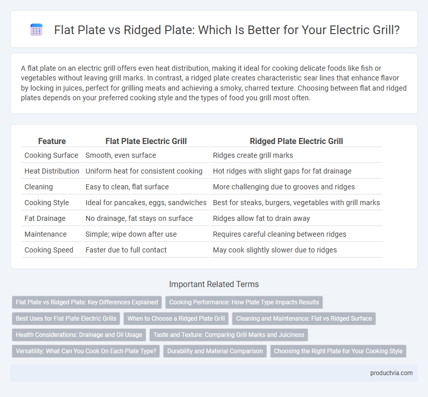Flat Plate vs Ridged Plate: Which Is Better for Your Electric Grill?