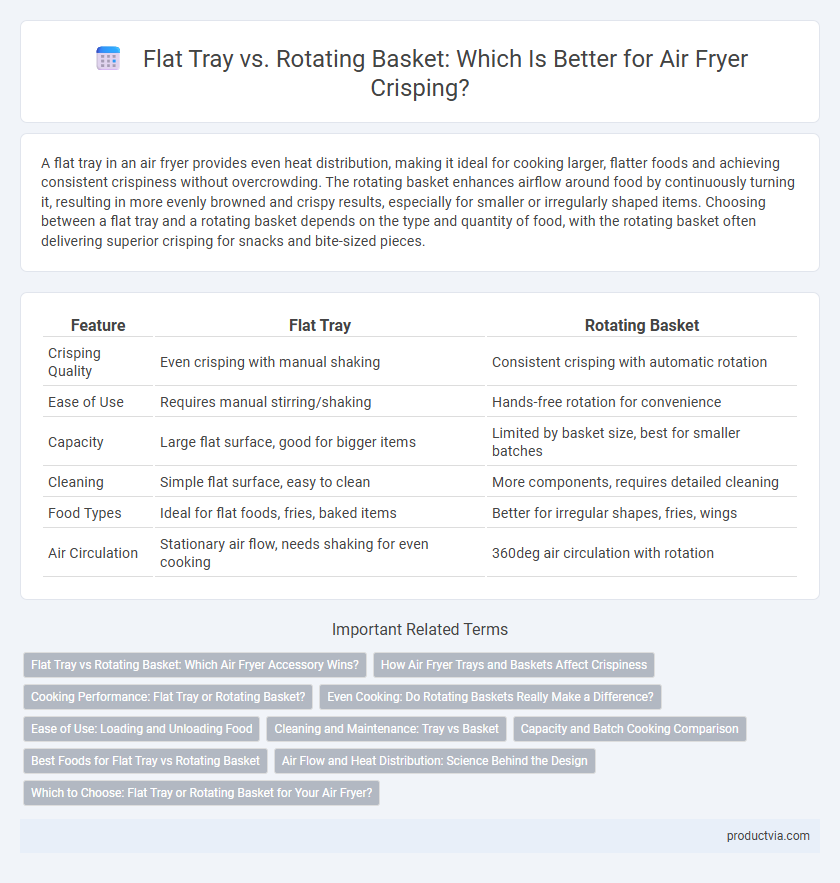 Flat Tray vs. Rotating Basket: Which Is Better for Air Fryer Crisping?