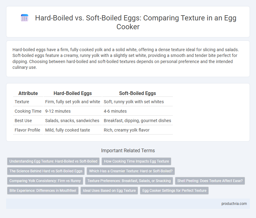 Hard-Boiled vs. Soft-Boiled Eggs: Comparing Texture in an Egg Cooker