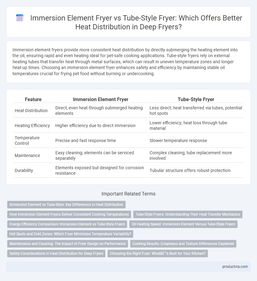 Immersion Element Fryer vs Tube-Style Fryer: Which Offers Better Heat Distribution in Deep Fryers?